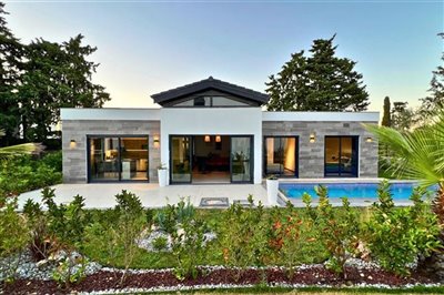 Exquisite Yalikavak Properties For Sale - Front view of villa