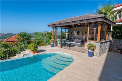 Exquisite Fethiye Detached Villa In Ovacik With A Private Pool For Sale - Stunning out house for entertaining