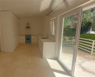 Beautiful Duplex Garden Apartment  in Gocek For Sale - Open-plan living kitchen area from terrace