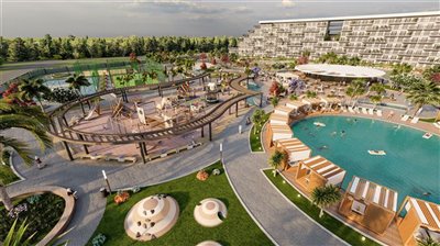 Amazing Off-Plan Project Of Antalya Apartments For Sale - Lush green areas