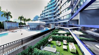 Impressive Antalya Apartments For Sale - Pretty landscaped gardens