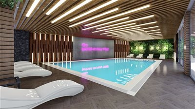 Impressive Antalya Apartments For Sale - Indoor communal pool
