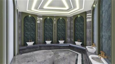 Impressive Antalya Apartments For Sale - Turkish bath