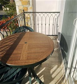 Stylish four-bedroom Duplex Apartment in Dalyan For Sale - Balcony with pool view