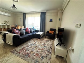 Stylish four-bedroom Duplex Apartment in Dalyan For Sale - Spacious lounge area