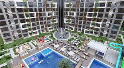 Off-Plan Luxury Smart Home Apartments Close To Lara In Altintas - Main view of complex and apartments