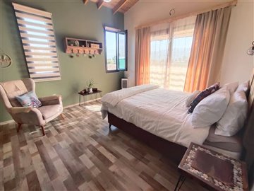 Stunning Wooden House For Sale In Seydikemer - Spacious double bedroom