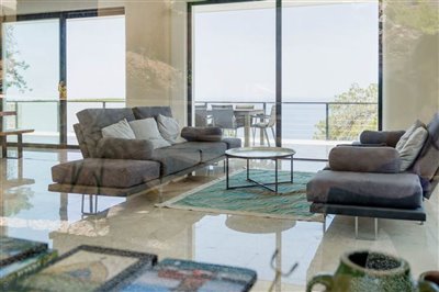 Sea View Faralya Villa- Lounge Area