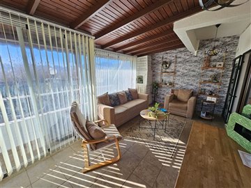 Idyllic Fethiye Semi-Detached Villa For Sale – Sun-filled lounge area