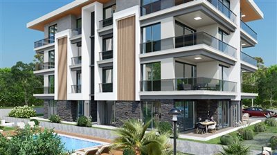 Stylish Properties In Antalya For Sale - Main view of apartment block and exterior