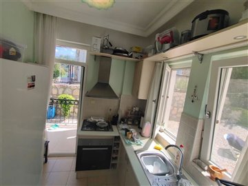 Rural Detached Fethiye Property For Sale - Kitchen installed with white goods