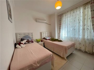 Notable Alanya Property For Sale – Lovely twin bedroom