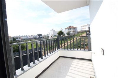 Detached Four-Bed Private Didim Villa For Sale – Bedroom balcony with nature surrounding views