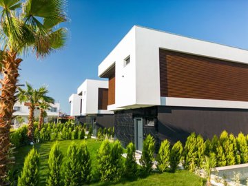 Detached State-Of-The-Art Kusadasi Villa - Main view of ultra-modern villa and gardens