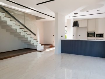Detached State-Of-The-Art Kusadasi Villa - View from lounge through to kitchen and hallway