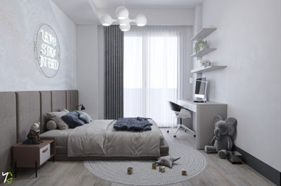 Simplistic Antalya Apartments For Sale - Gorgeous bedroom with abundant daylight
