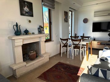 Idyllic Fully Furnished Duplex Apartment For Sale - Central fireplace, ideal for the winter months