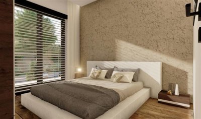 Exceptional Off-Plan Detached Duplex Kusadasi Villa - Beautiful bedroom with neutral decor