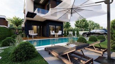 Exceptional Off-Plan Detached Duplex Kusadasi Villa - Private swimming pool and sun terraces
