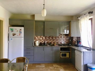 Riverside Dalyan Duplex Apartment For Sale - Modern kitchen fully installed with all white goods