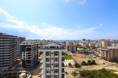 Sea View Duplex Apartment For Sale in Mahmutlar, Alanya - Sea view apartment 600m from seafront