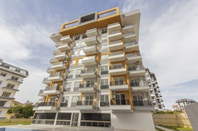 Brand-New Apartment For Sale In Avsallar - Main view to apartment block