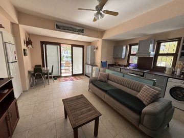 Serene Traditional Dalyan Property For Sale - Lounge and open-plan kitchen