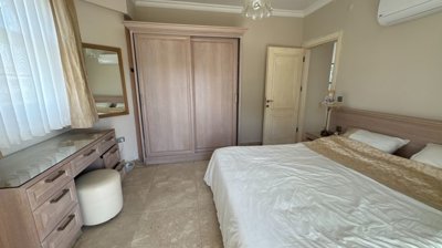 Idyllic Detached Villa For Sale in Belek, Antalya - Fully furnished double bedroom