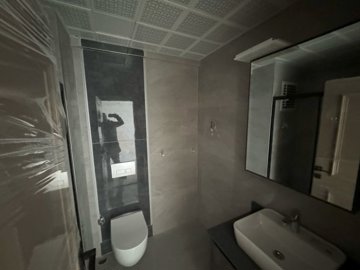 Trendy Apartment In Antalya For Sale - Luxury bathroom with fixtures installed