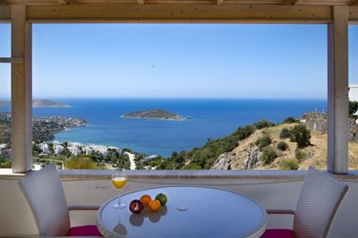 Pristine Sea View Villa For Sale In Yalikavak – Stunning sea and island views from bedroom balcony