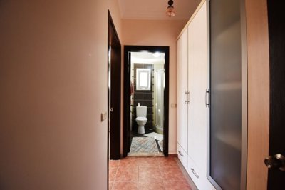 Must-See Garden Floor Apartment In Fethiye For Sale - Long hallway to the bedrooms