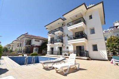 Must-See Garden Floor Apartment In Fethiye For Sale - Lots of social sun terraces