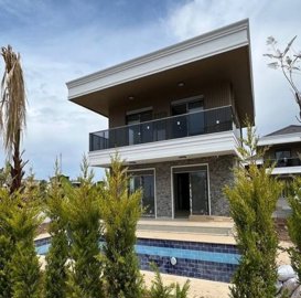 Serene Newly-Built Villa in Antalya For Sale - Main view of duplex newly built villa