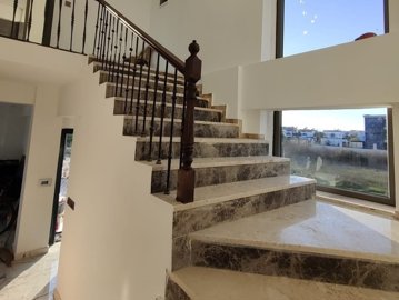 Prime Location Villa For Sale in Antalya - Beautiful curved open staircase