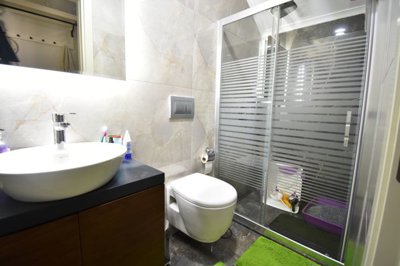 Spacious Duplex Fethiye Property For Sale - Bathroom with shower and modern sanitaryware