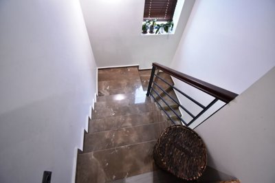 Spacious Duplex Fethiye Property For Sale - Marble staircase