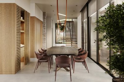 Exclusive Bodrum Property For Sale - Dining area looking out to the garden