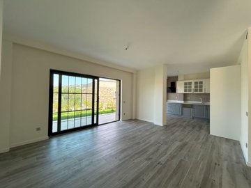 A Beautiful Duplex Villa In Bodrum For Sale - Living space through to the kitchen