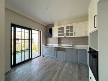 A Beautiful Duplex Villa In Bodrum For Sale - Spacious kitchen with direct pool access