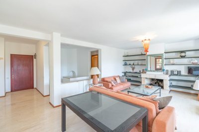 Pristine Semi-Detached Gocek Property in Fethiye For Sale - Spacious living with a fireplace