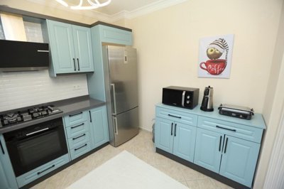 A Colorful Dalyan Villa For Sale With A Private Pool - Gorgeous kitchen with built-in white goods