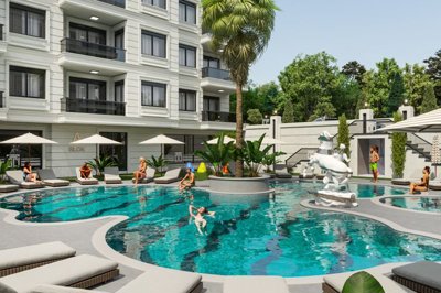 Appartement de 1 chambre à vendre à Alanya