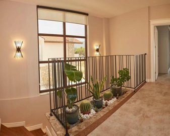 Detached Sea View Kusadasi Villa Is For Sale - Stylish design on the landing