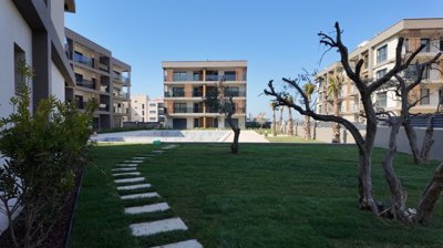City-View Apartments For Sale In Kusadasi - Large social gardens