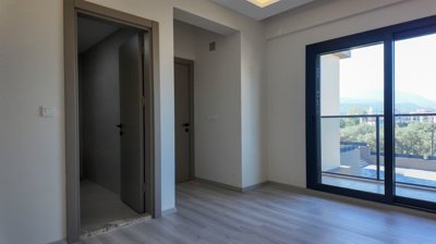 City-View Apartments For Sale In Kusadasi - Double bedroom with local views