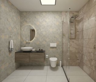 Notable Apartments For Sale In Kusadasi - Spacious shower room