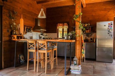 Charming Wooden House & Small Bungalow In Bodrum For Sale - Stylish kitchen