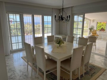 A Dream Villa In Dalaman With Sea & Nature Views & A Private Pool For Sale - Large dining area