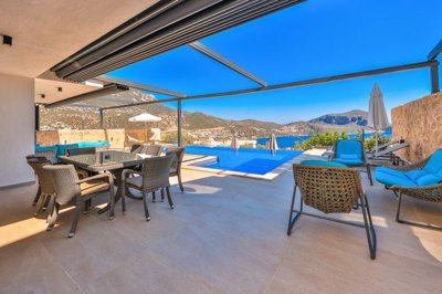 Deluxe Kalkan Property For Sale - Seating areas with shade