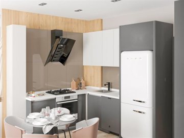 Value Investment Properties For Sale In Antalya - Fully fitted kitchen with built-in white goods